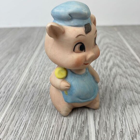 UCGC Vintage Ceramic Chef Pig Figurine - Picture 2 of 6